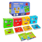 Crazy Face Puzzle kids matching tile game India — buy online Turnwise