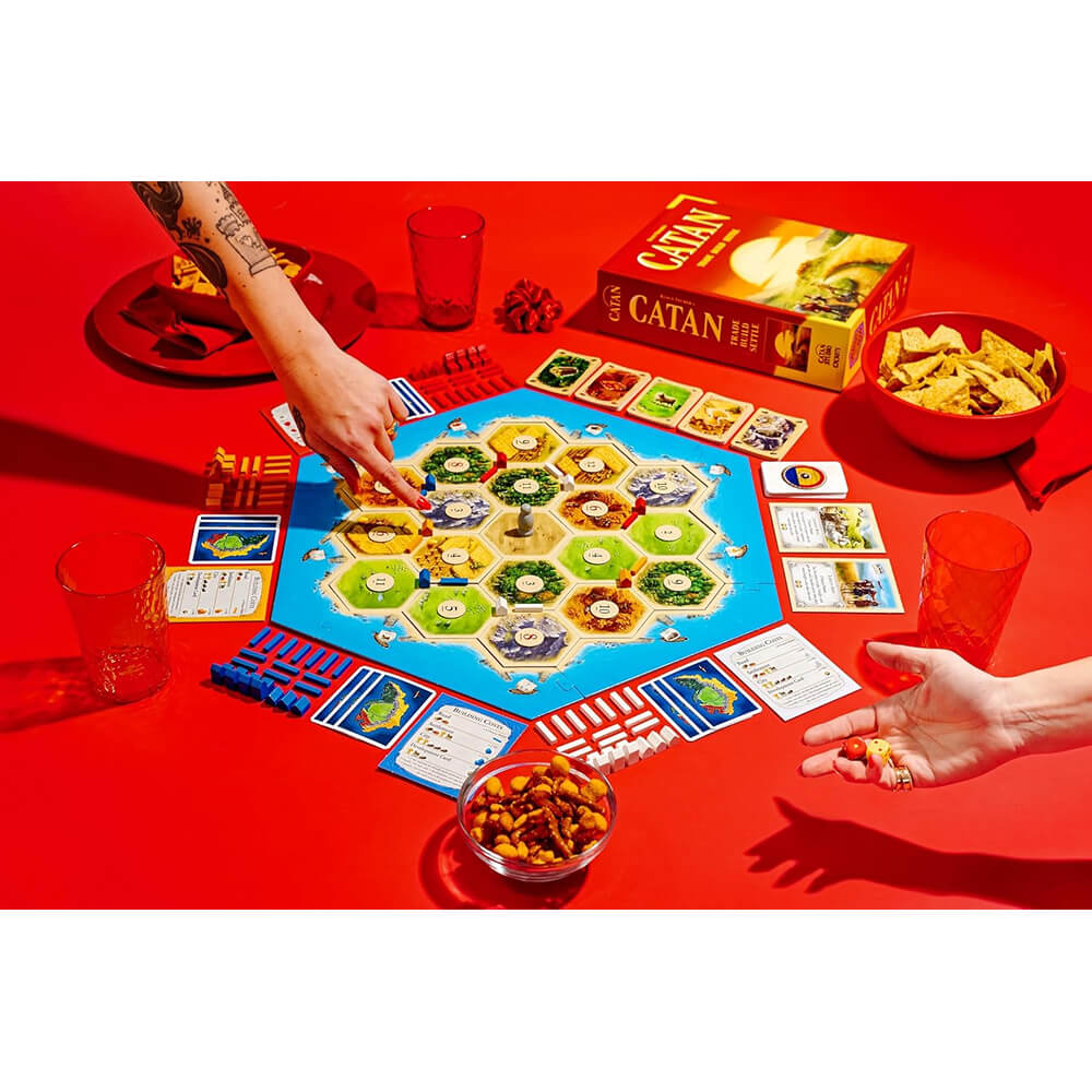 CATAN settlers resource trading board game for adults