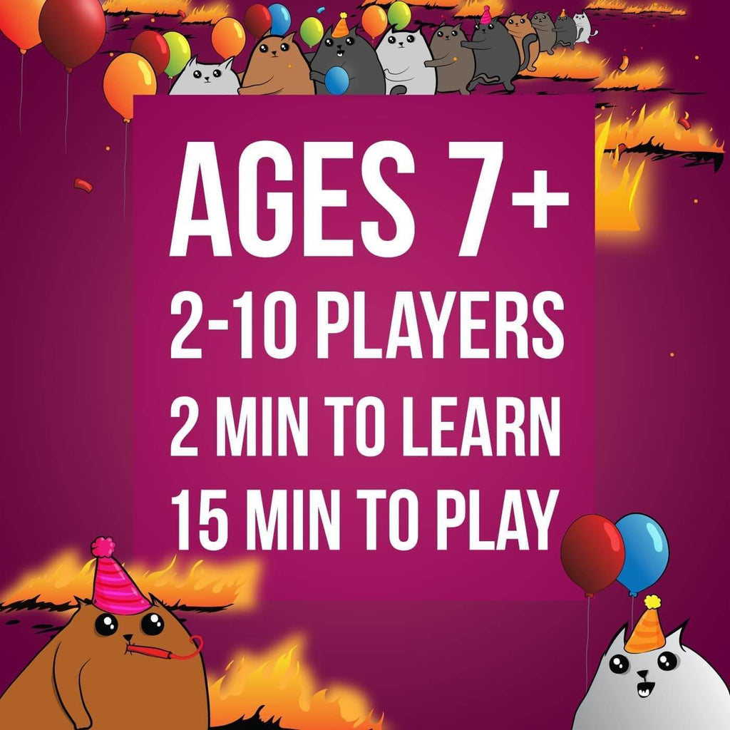 Exploding Kittens Party Pack 120 cards spread – party card game for large groups India