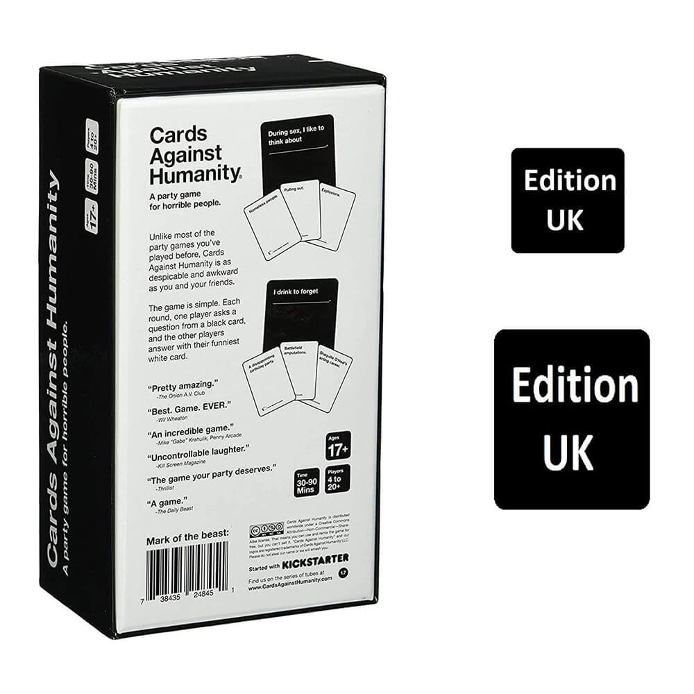 Cards Against Humanity game in play – adult fill-in-the-blank party card game India