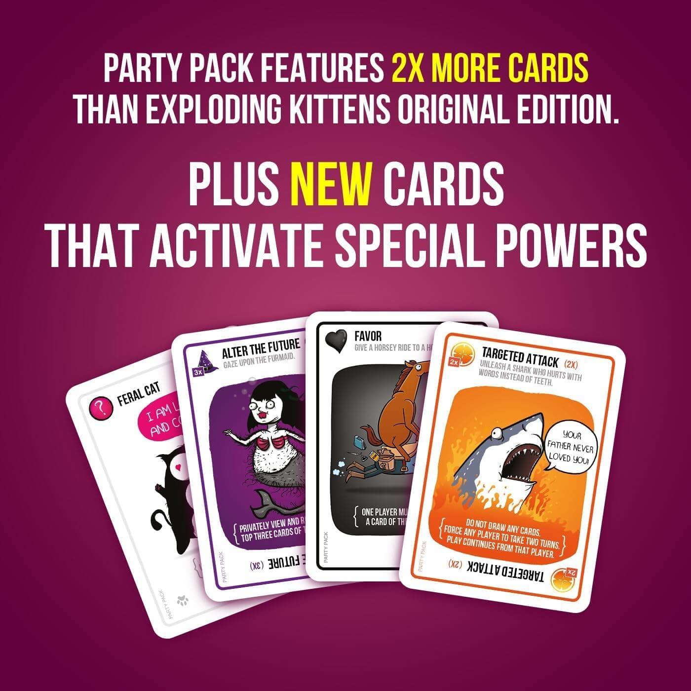 Exploding Kittens defuse and exploding kitten cards – strategic card game for friends India