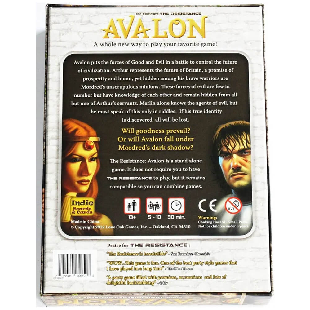 Avalon card game in play – team discussion and voting, bluffing game for groups India