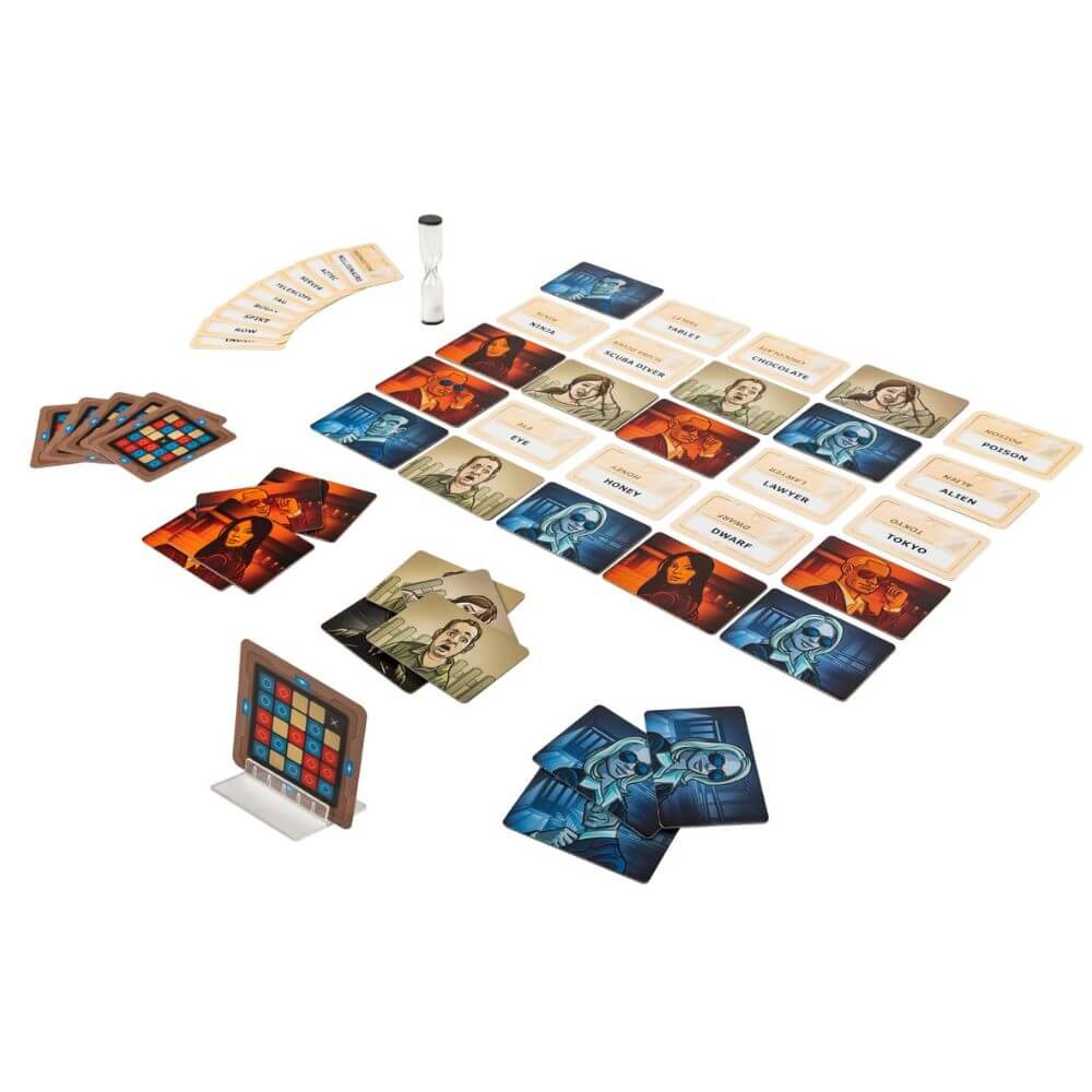 codenames board game components cards setup India