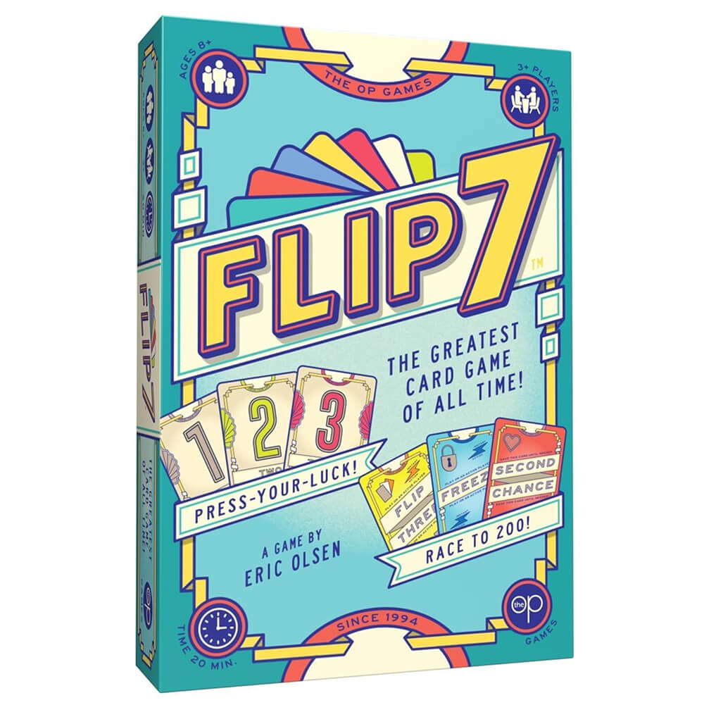 Flip 7 card game box – quick to learn addictive card game India