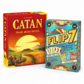 CATAN and Flip 7 board game bundle