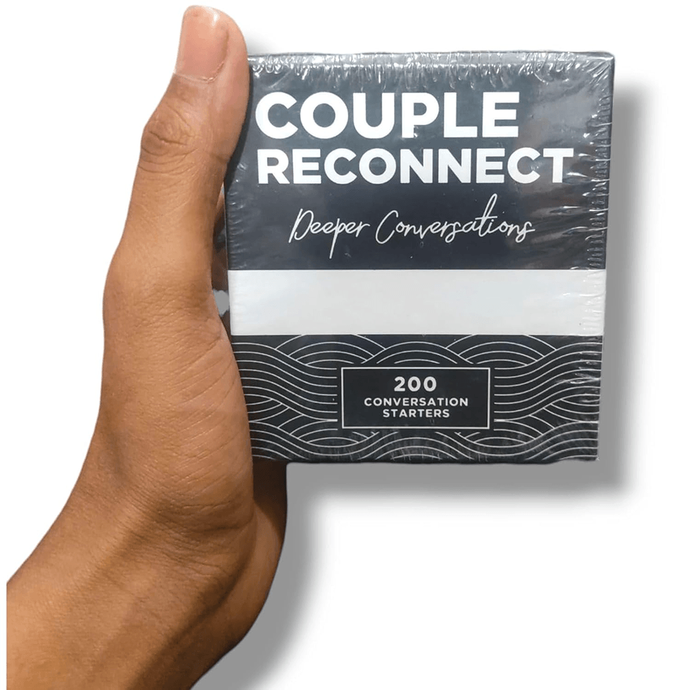Couple Reconnect card game gift-wrapped — perfect anniversary or Valentine's Day gift for couples India