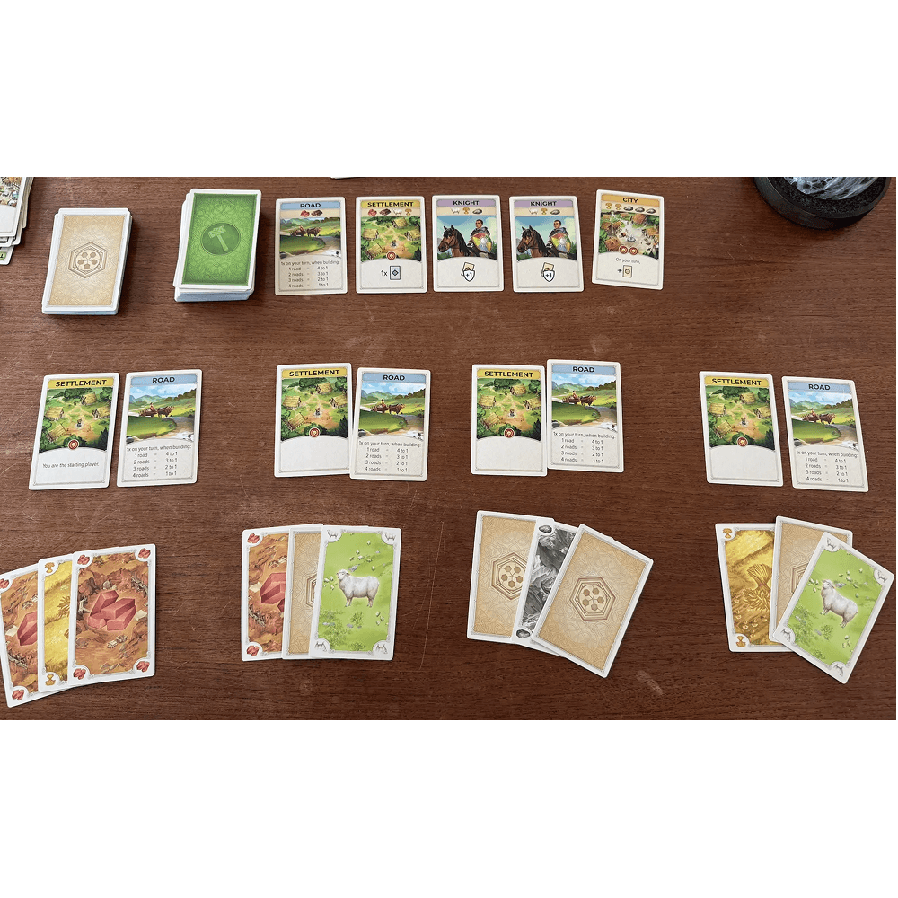 CATAN On The Road travel card game for 3 to 4 players
