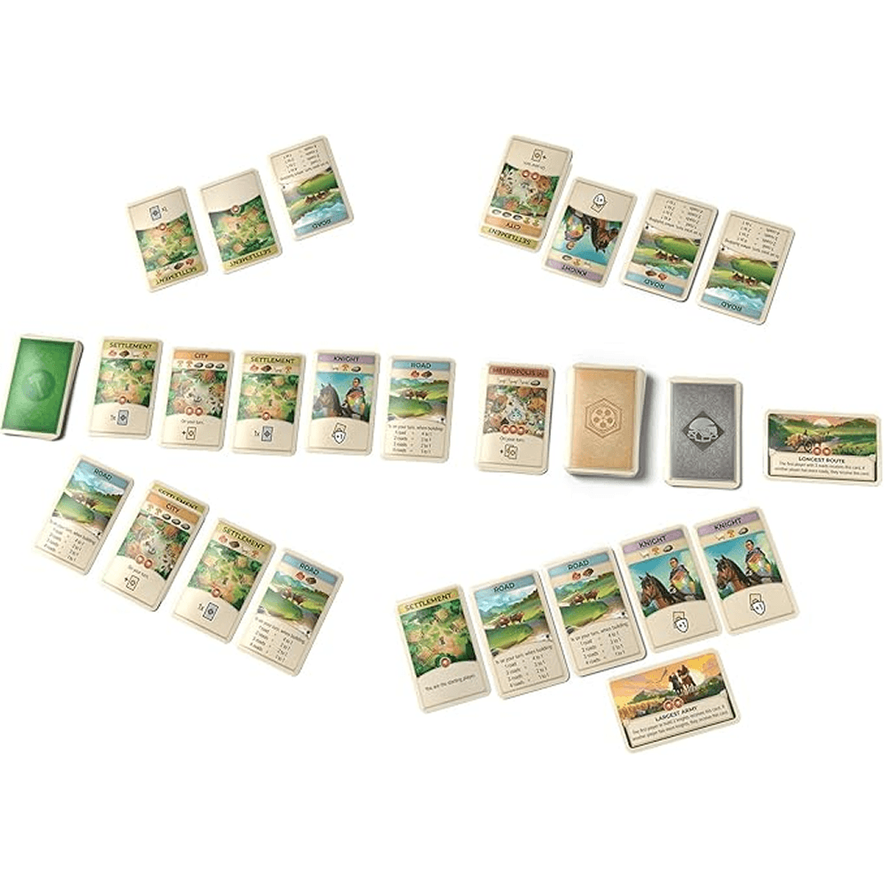 CATAN On The Road compact resource management strategy game
