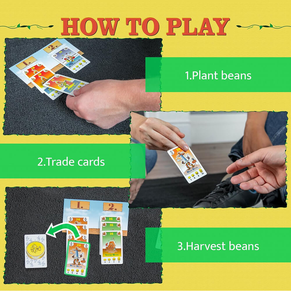 Bohnanza card game in play – negotiation and trading card game for groups India