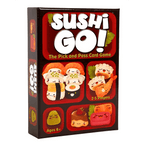Sushi Go! card game box for family game nights