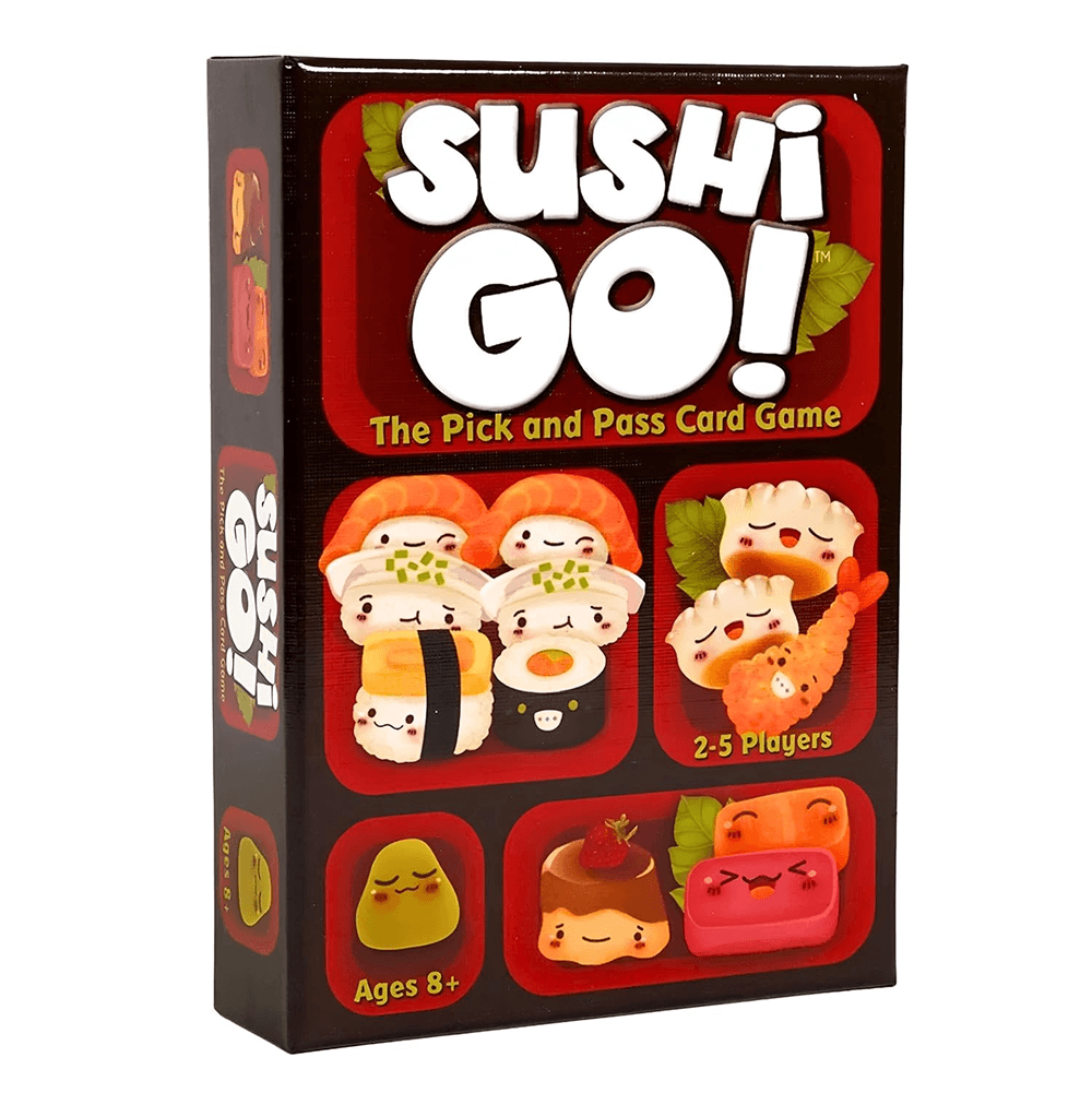 Sushi Go! card game box for family game nights