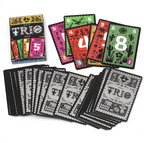 Trio strategy memory card game for 3 to 6 players