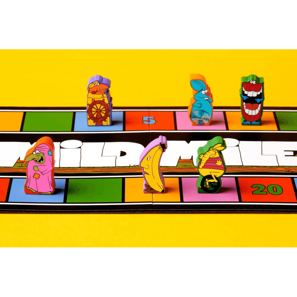 Magical Athlete family racing board game for 2 to 6 players