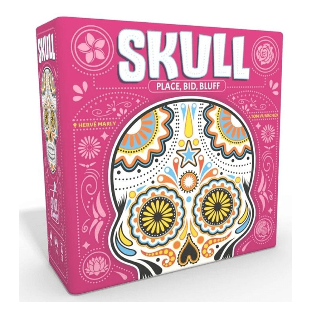 Skull bluffing board game buy online India – award-winning strategy card game for 3–6 players | Turnwise