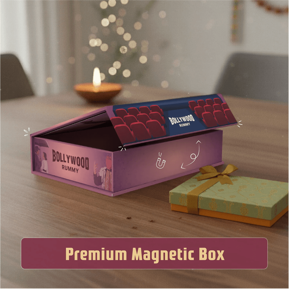 Bollywood Rummy box – 2-8 player Bollywood rummy card game India