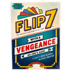 Flip 7: With A Vengeance card game box for friends and family game nights