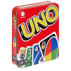 UNO card game tin box for family game nights