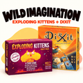 Wild Imagination: Exploding Kittens + Dixit