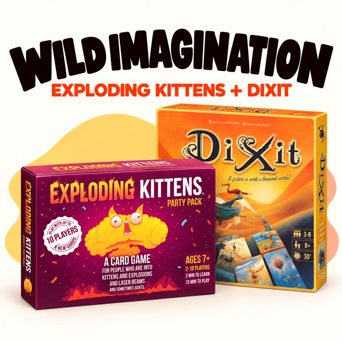 Wild Imagination: Exploding Kittens + Dixit
